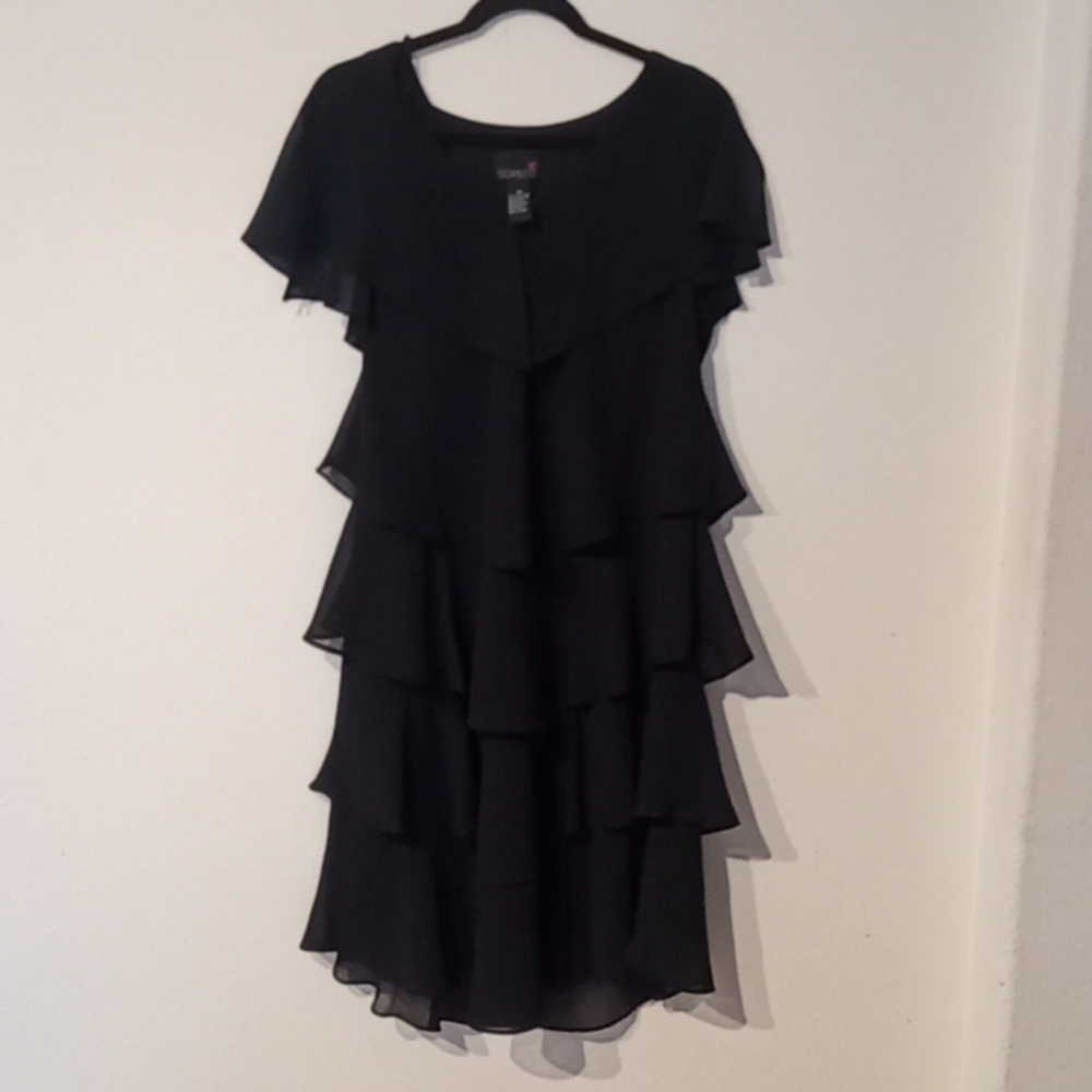 Scarlett black polyester dress.